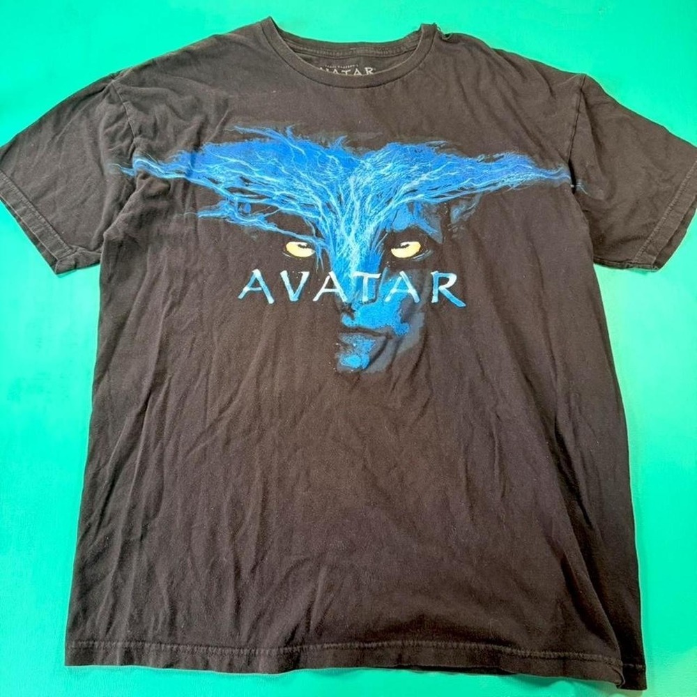 Avatar movie graphic tee 2000s movie promo avatar graphic t shirt